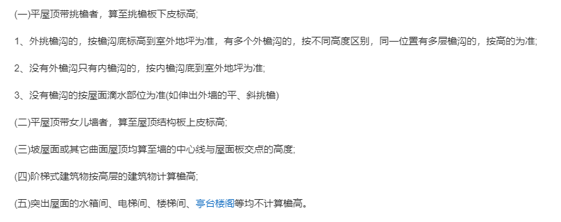 檐高怎么看