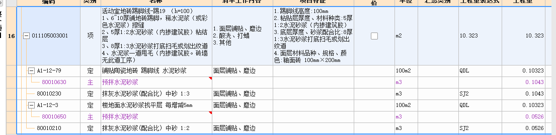 块料