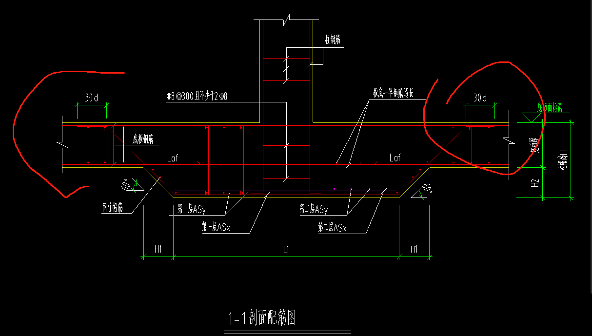 下柱墩钢筋标注图解图片