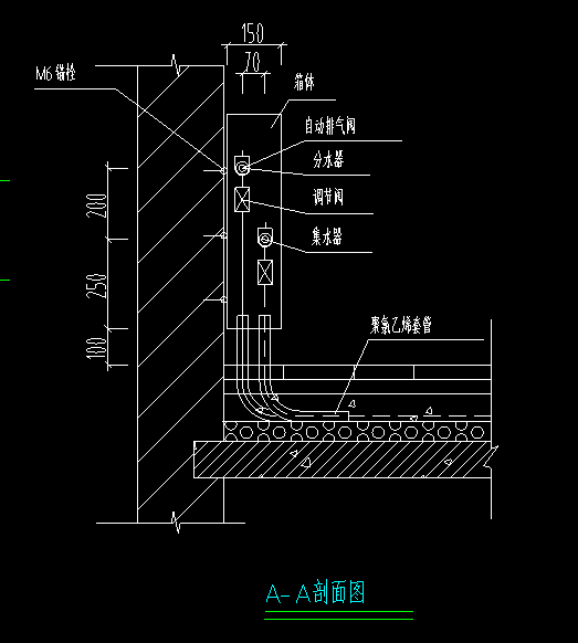 地暖穿墙