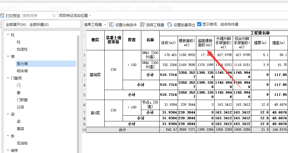 超高工程量