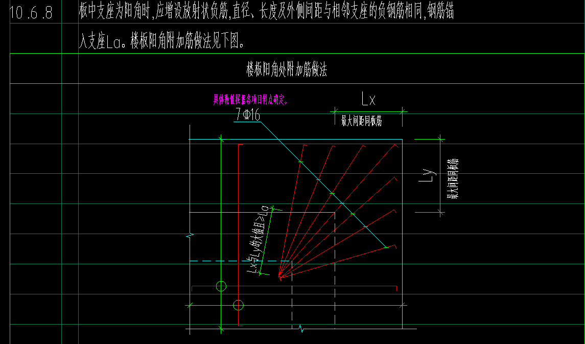 阳角附加筋