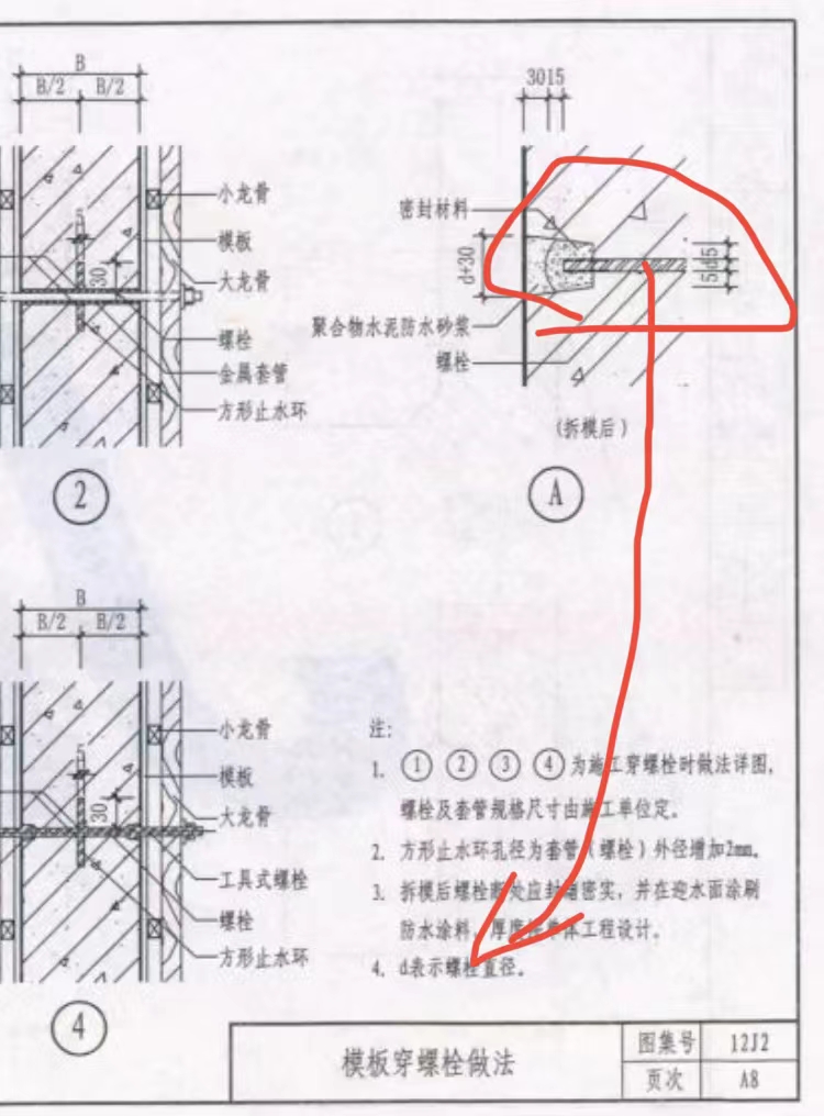 对拉螺栓