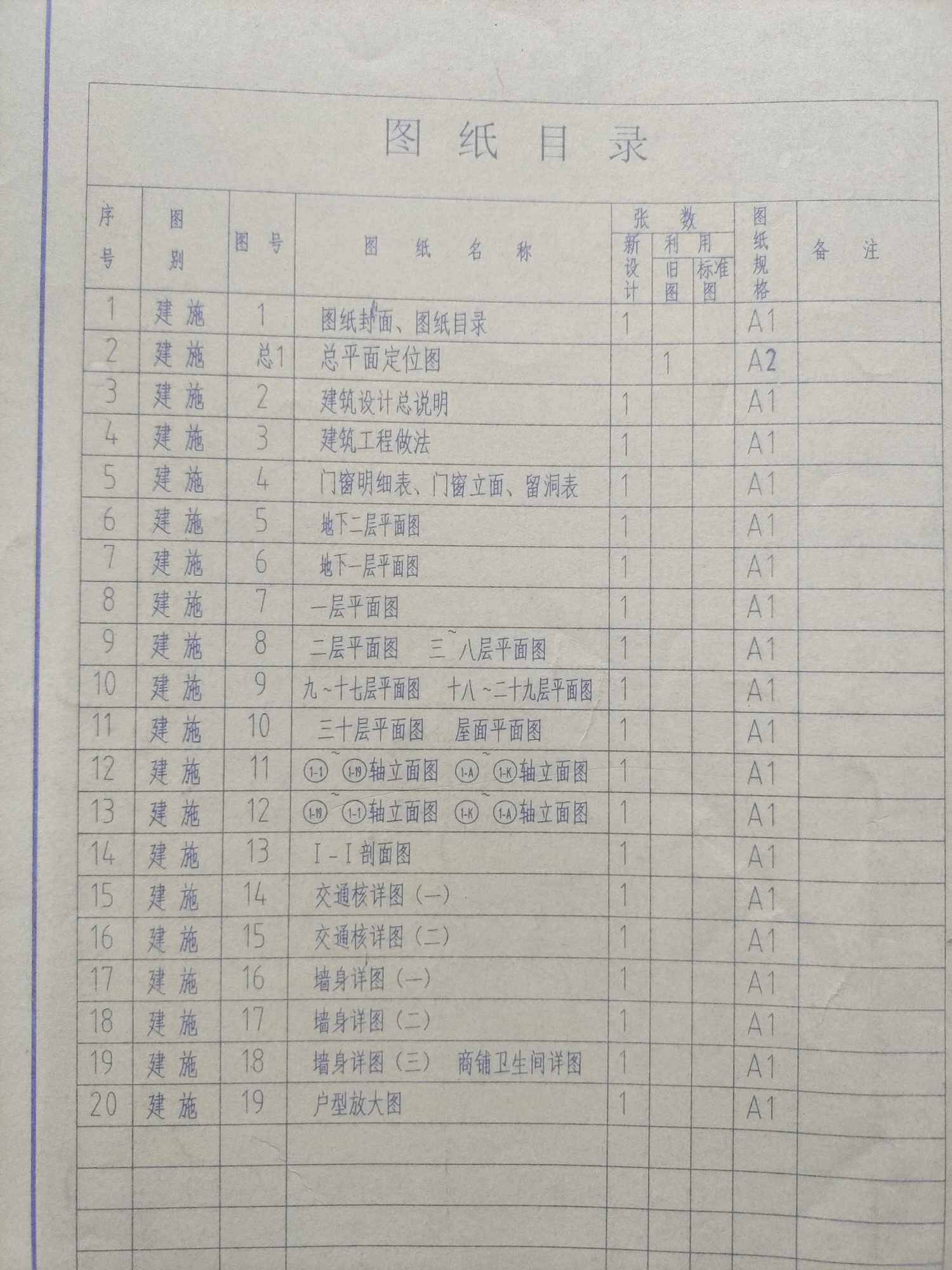 结构施工图