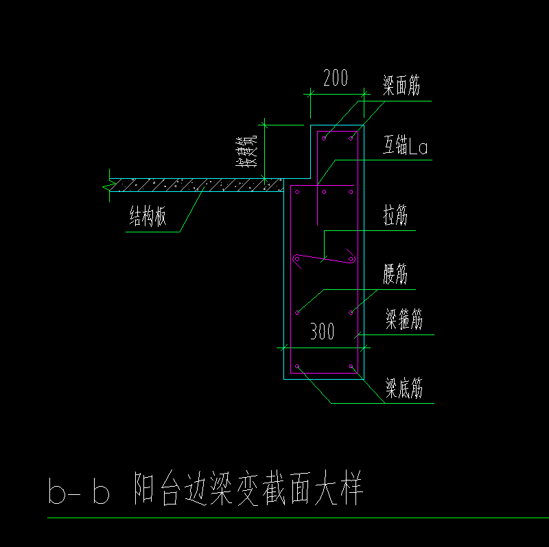 梁截面