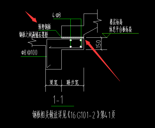 楼梯滑动支座