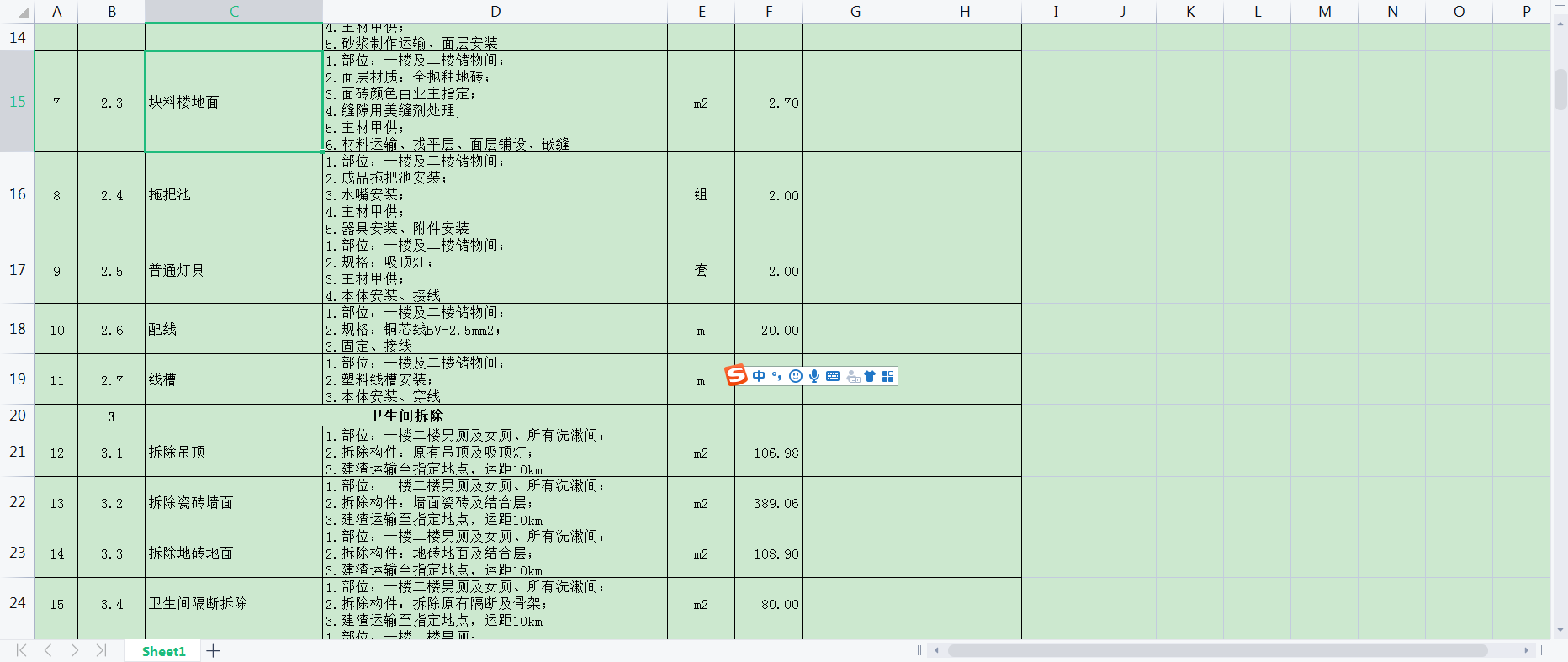 成本分析