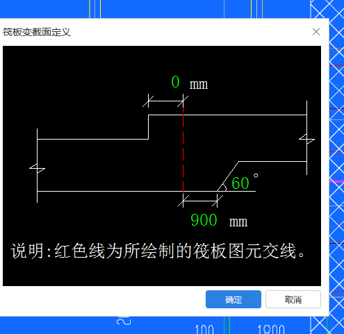 筏板变截面