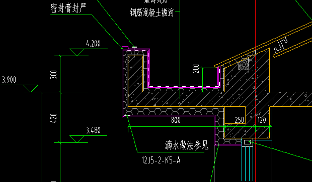 侧面