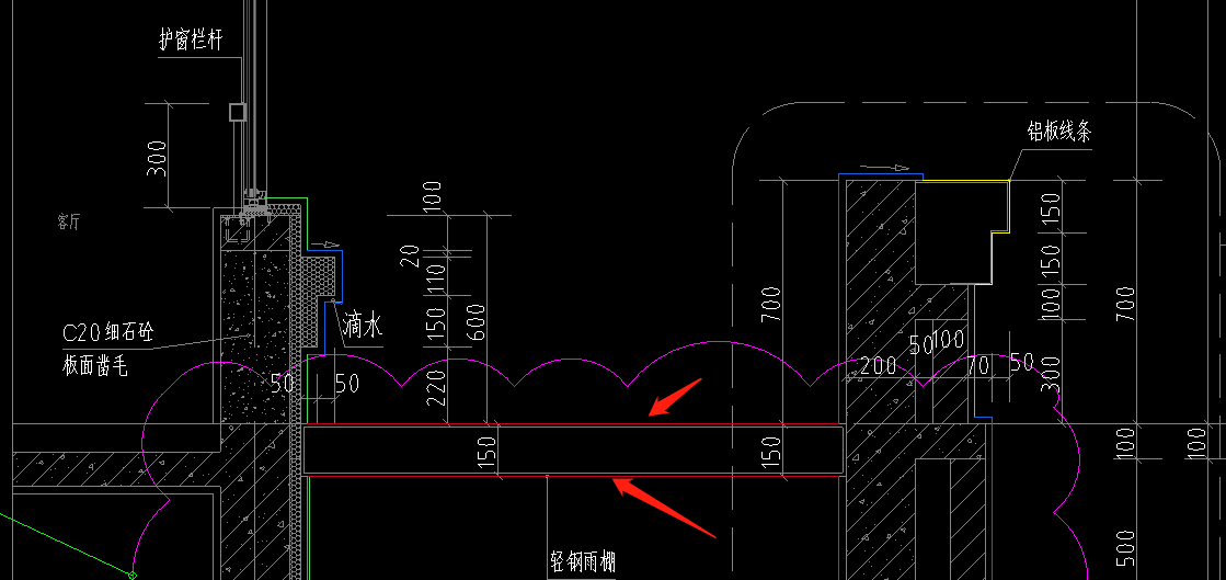 轻钢雨棚