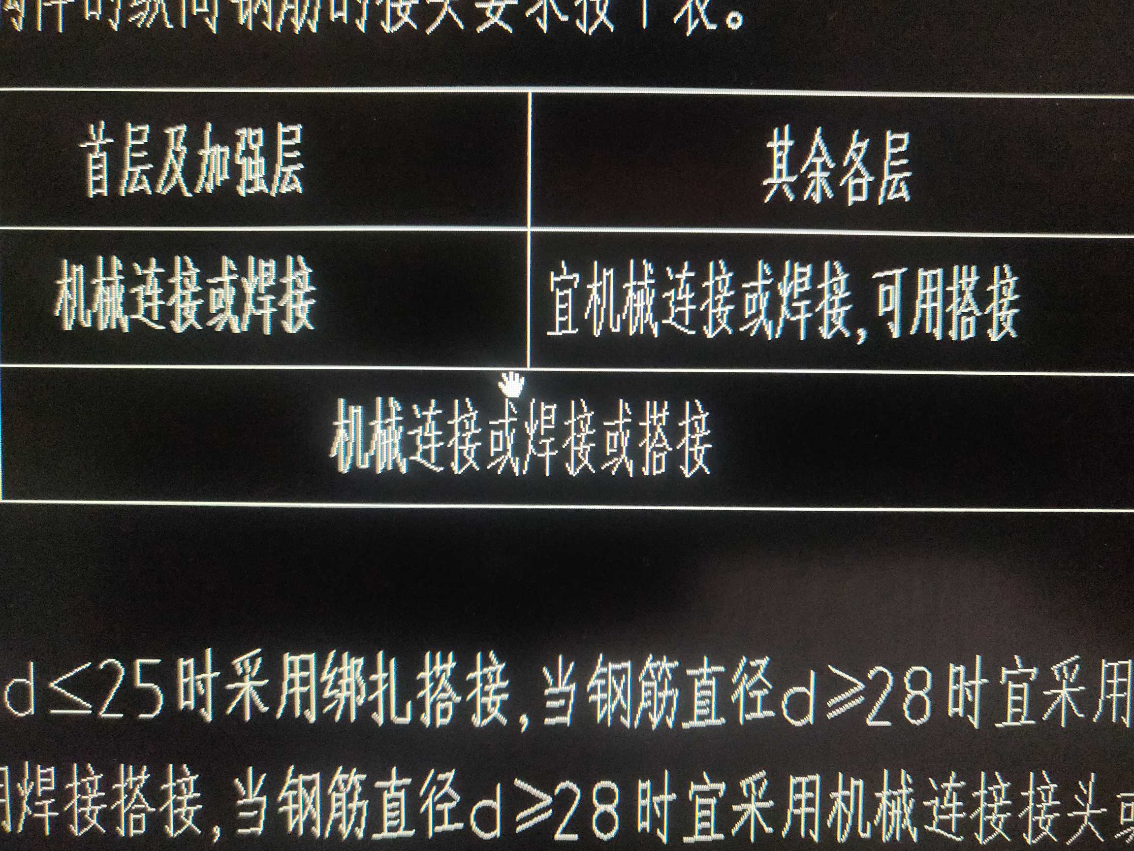 搭接方式