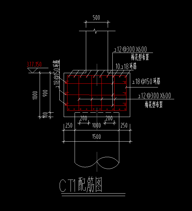 桩身配筋图怎么画图片