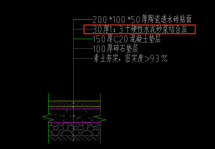 水泥砂浆结合层