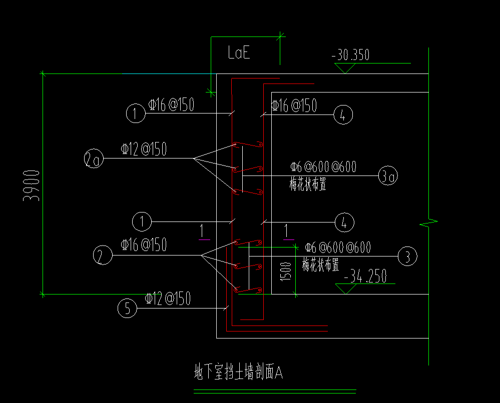 剪力墙结构剖面图图片