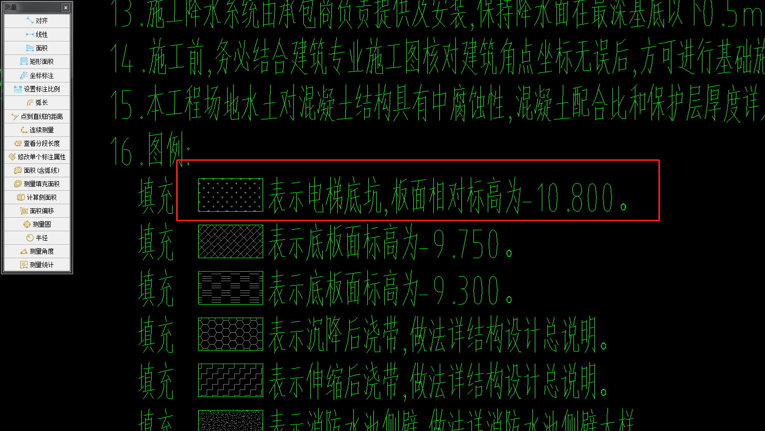 底標高