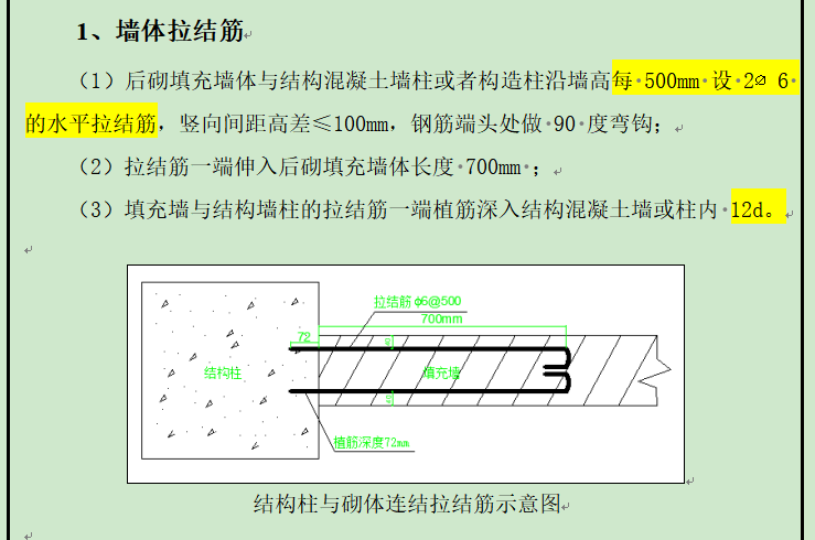 墙体钢筋
