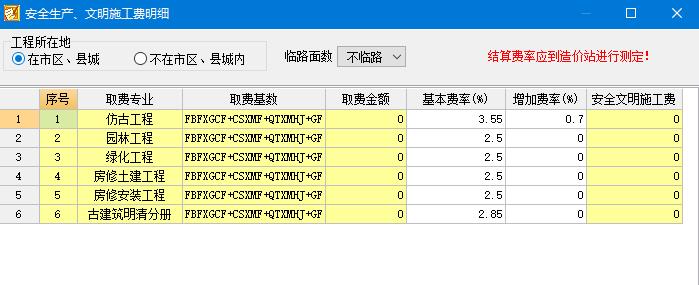 规费和税金