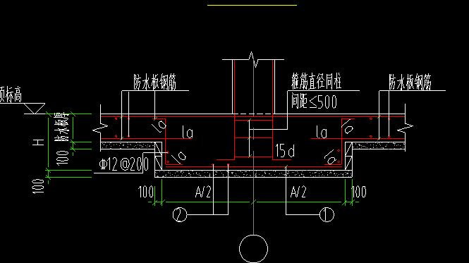 建筑基础筏板钢筋识图图片