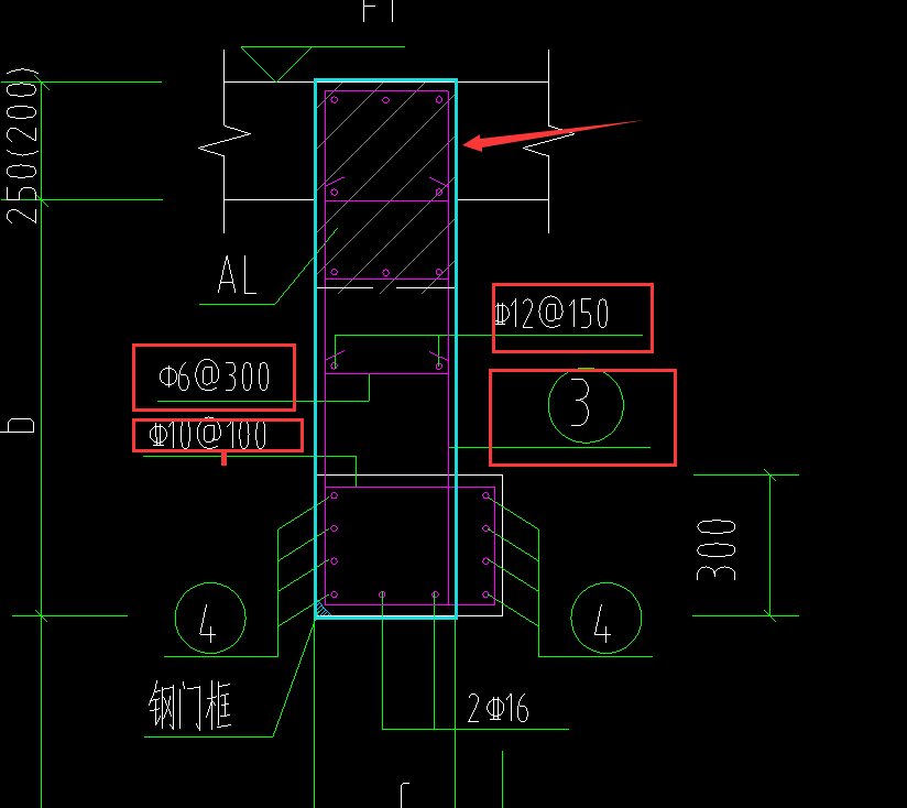 暗梁