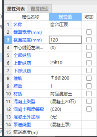 窗臺壓頂