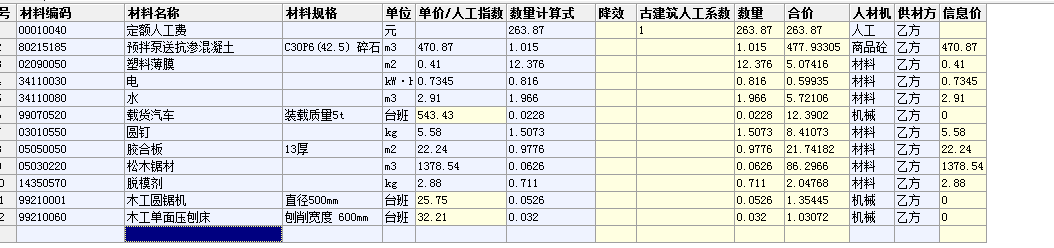 定额