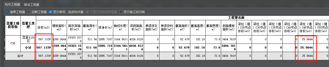 梁体积