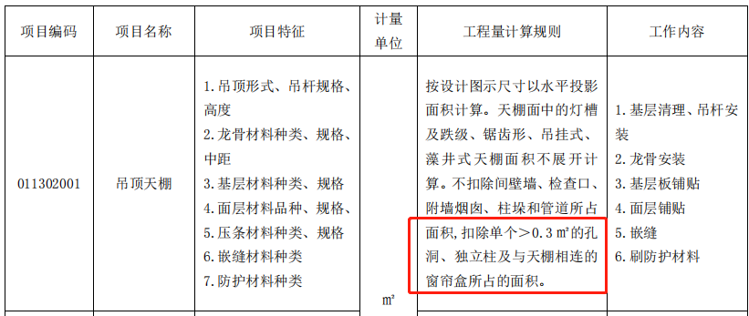 顶面积