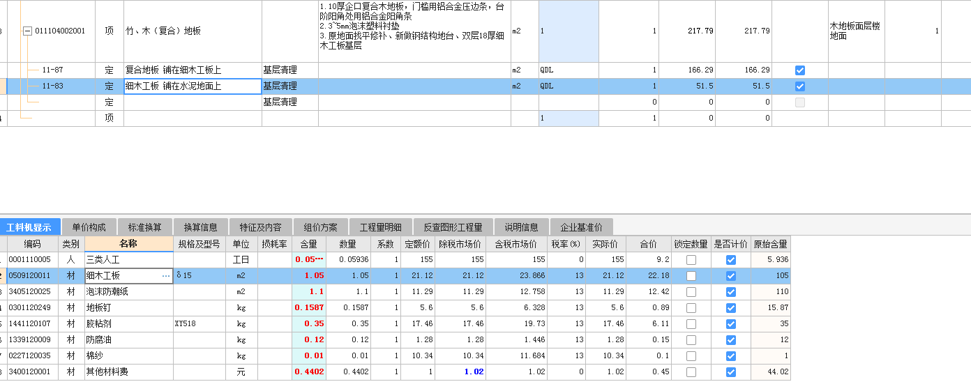细木工板的厚度