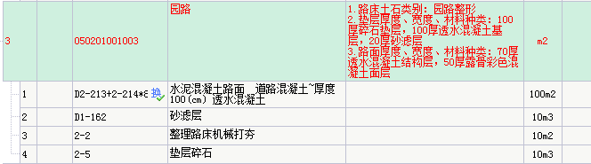 项目特征