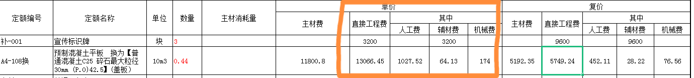 定额编号