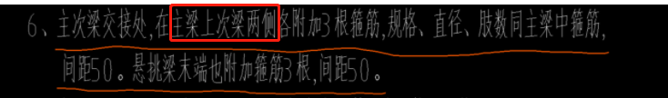 梁附加箍筋