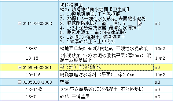 块料