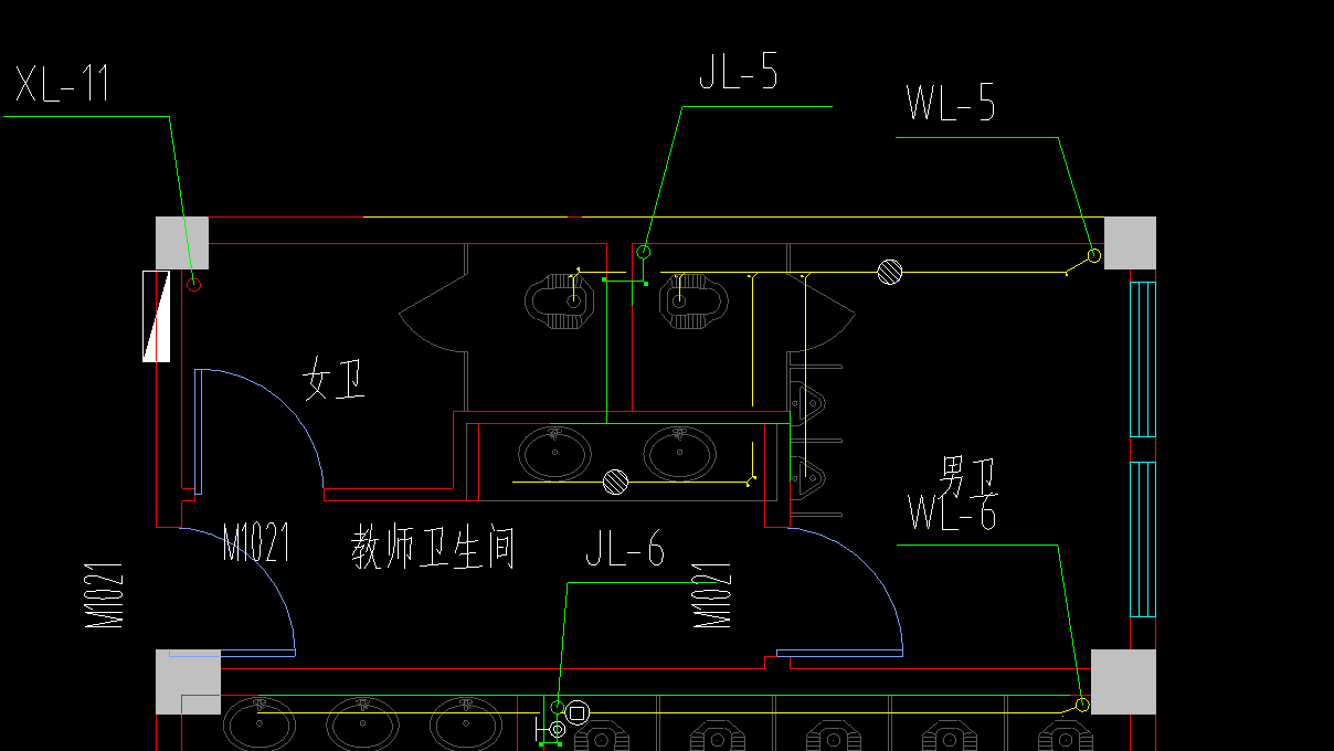 绿色线