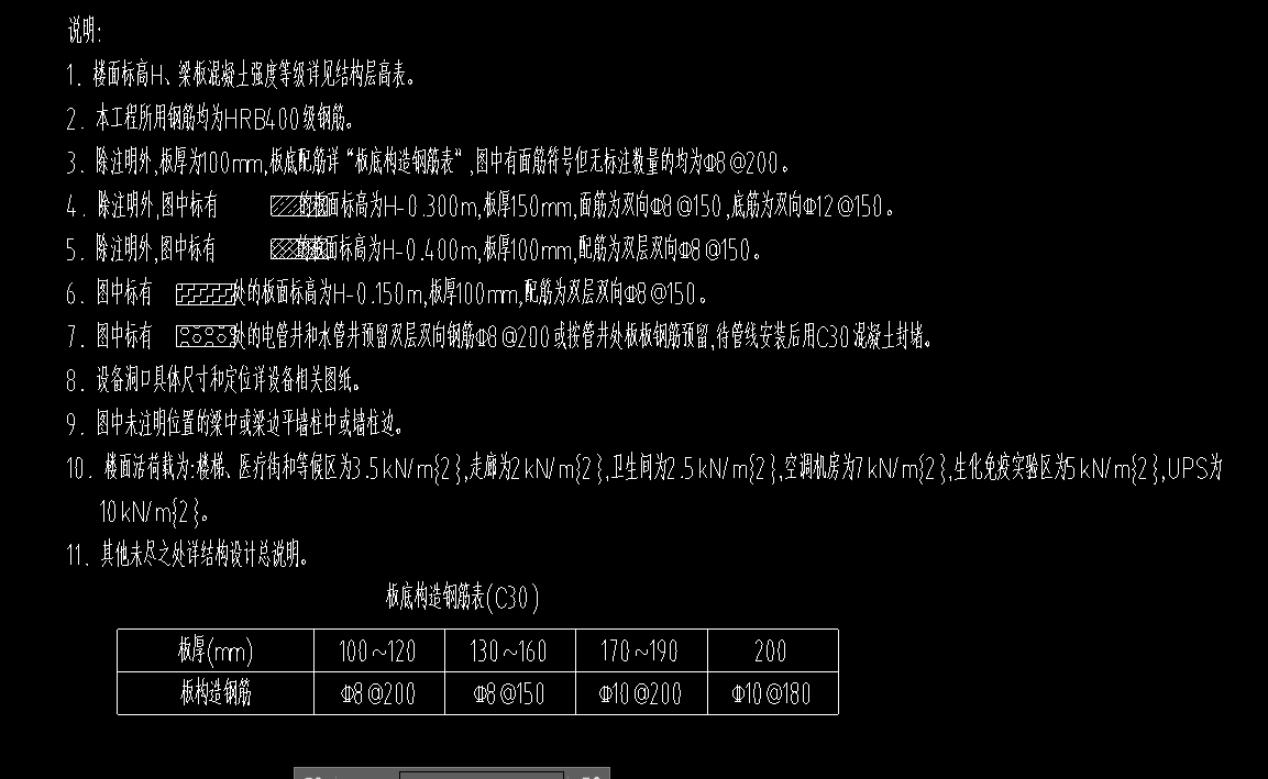 支座负筋