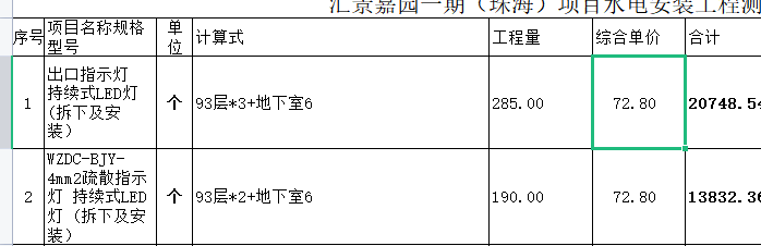 主材费