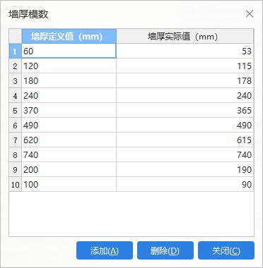 模数设置