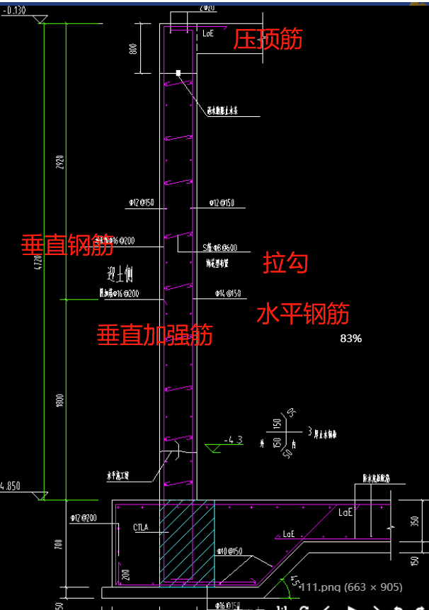 钢筋排布