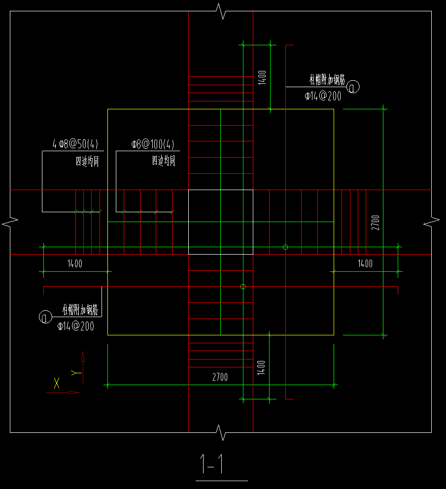 钢筋柱帽大样图片