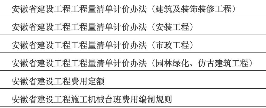 计价依据