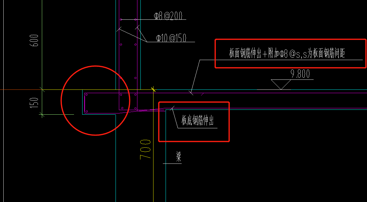 伸出