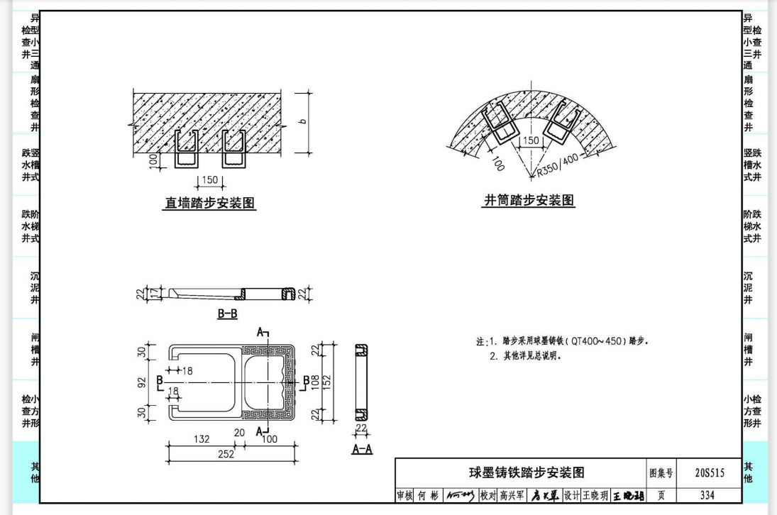 球墨铸铁爬梯