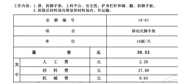 移动脚手架