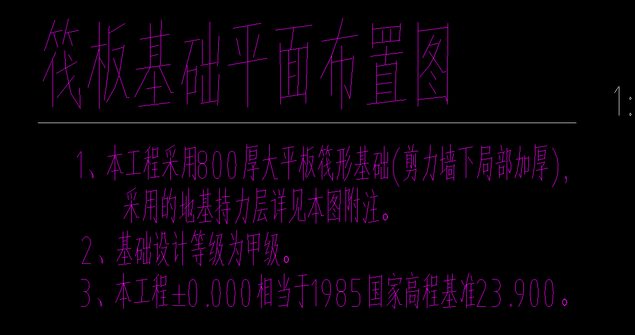 筏板