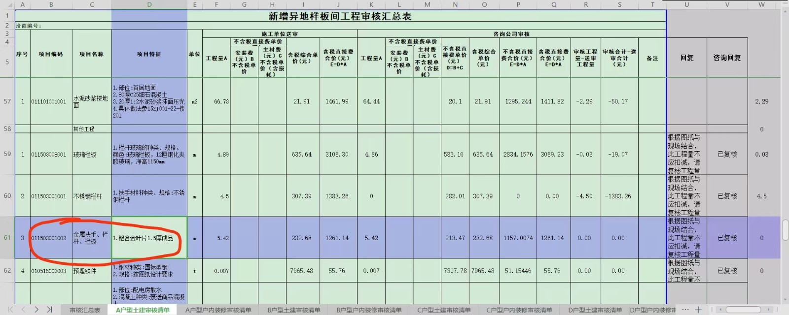 金属扶手