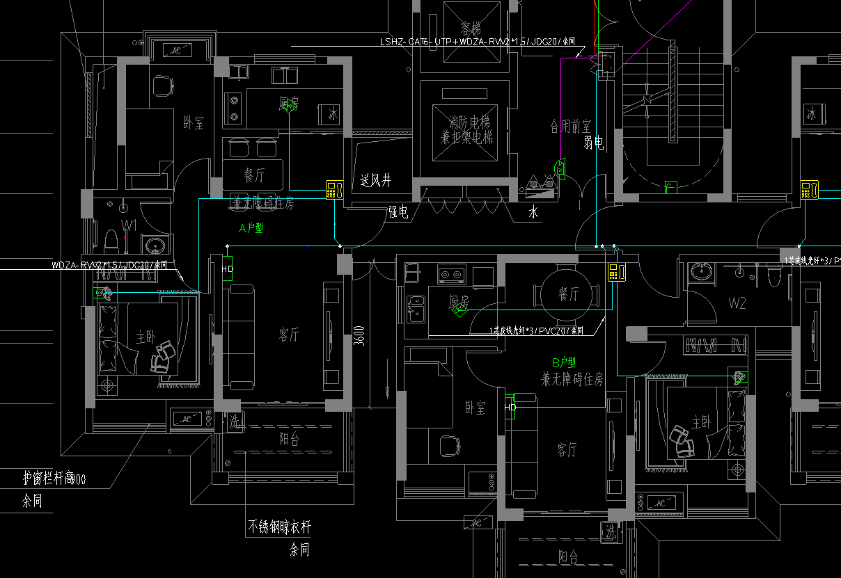四网合一,光纤入户大概多少钱一户,小区里面