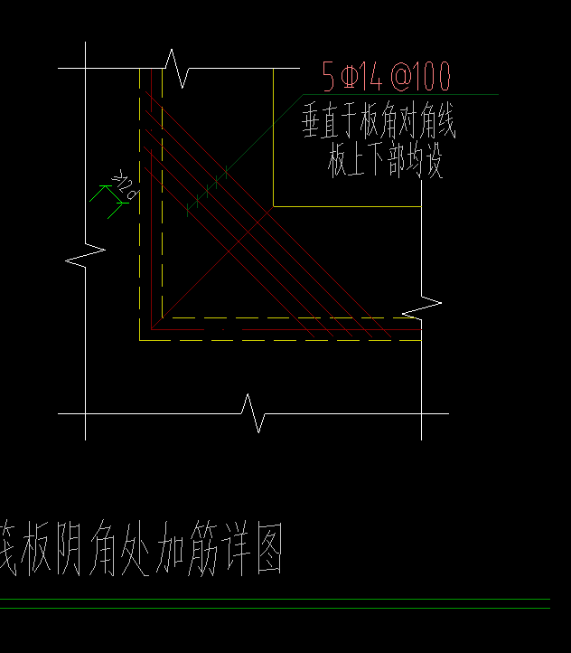 筏板阴角