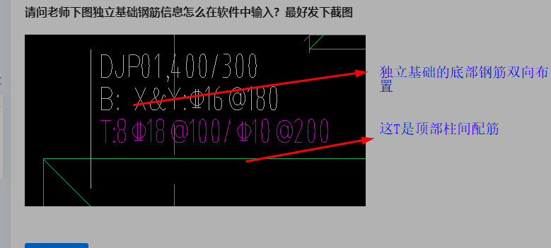 独立基础钢筋