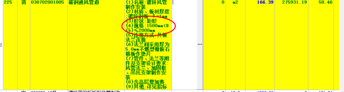 项目特征