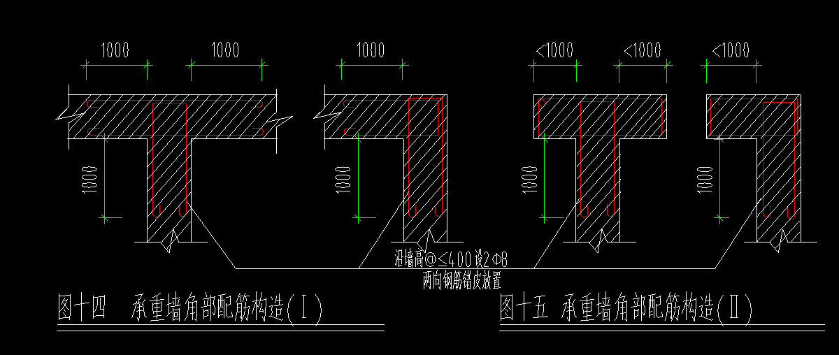 砌体墙通长筋图片