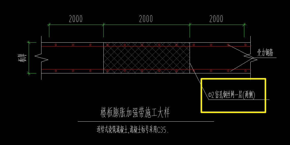 后浇带